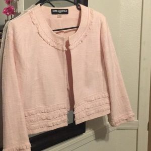 Karl Lagerfeld pink bolero jacket- NEW